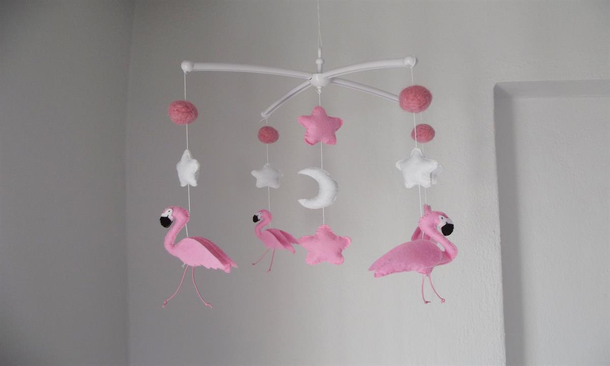 flamingo-mobile-pink-pink-white-stars-mobile-decor-for-baby-girl-nursery-flamingo-girl-crib-mobile-girl-cot-mobile-flamingo-baby-shower-gift-tropical-flamingo-mobile-mobile-for-newborn-flamingo-handy-kinderbett-mobile-flamant-mobile-b-b-0