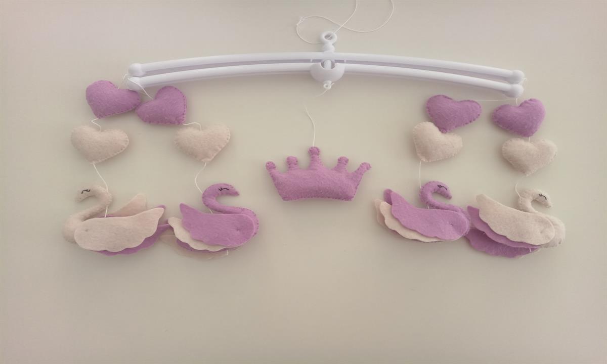 lilac-pink-swan-baby-mobile-for-nursery-pastel-swan-mobile-baby-lilac-mobile-pink-heart-mobile-nursery-mobile-cute-crib-mobile-stuffed-swan-baby-shower-gift-0