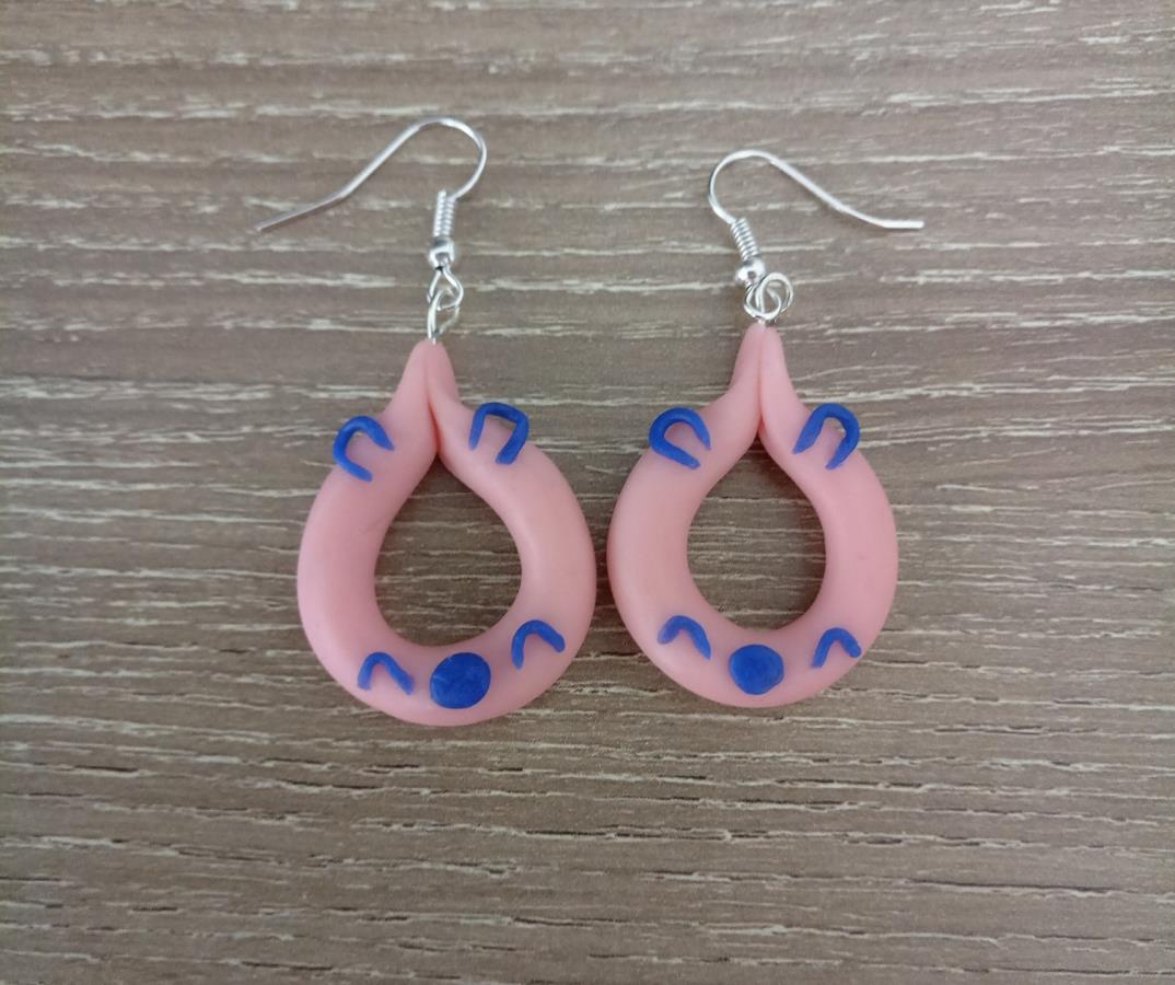 light-pink-earrings-polymer-clay-bear-earrings-light-pink-drop-earrings-clay-handmade-earrings-gift-for-girl-gift-for-woman-birthday-gift-earrings-for-kids-0