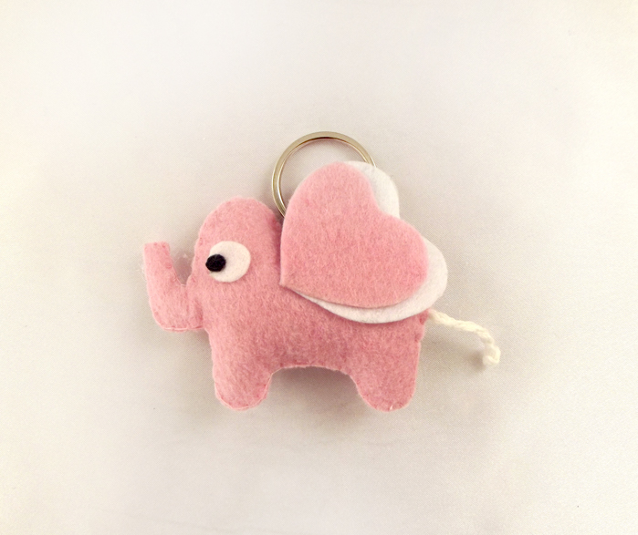 pink-elephant-backpack-keychain-pink-felt-elephant-keyring-elephant-keychain-gift-for-kids-birthday-gift-cute-elephant-keyring-little-elephant-bag-charm-elephant-backpack-charm-0