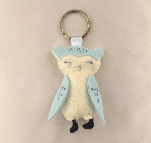 light-blue-owl-backpack-keychain-blue-felt-owl-keyring-owl-keychain-gift-for-kids-birthday-gift-cute-owl-keyring-little-owl-bag-charm-owl-backpack-charm-0