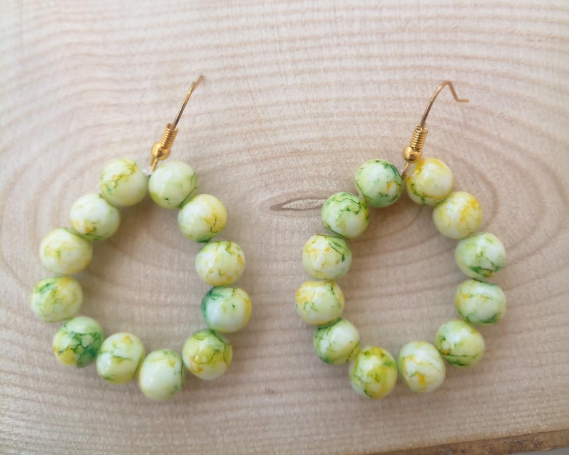 yellow-green-beads-earrings-handmade-earrings-gift-for-girl-gift-for-woman-birthday-gift-best-friend-earrings-friendship-earrings-0