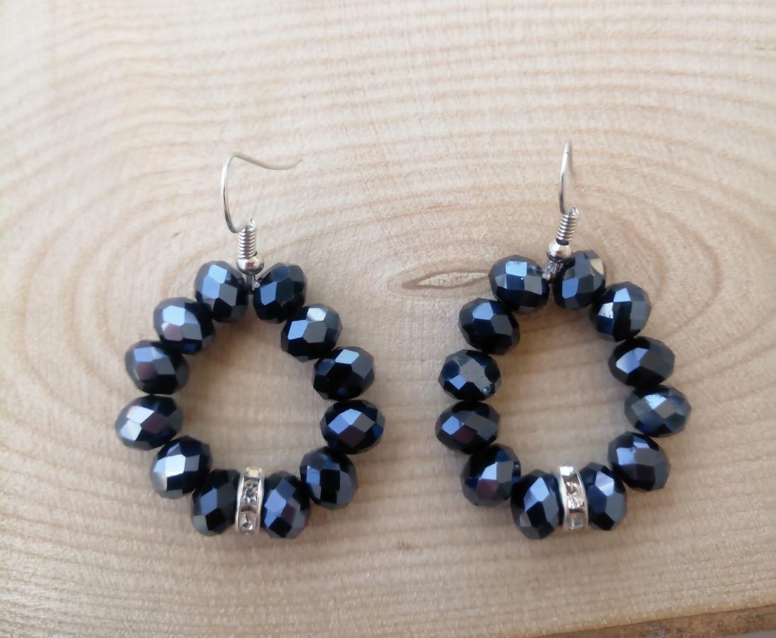 grafit-black-beads-earrings-gift-for-woman-sparkly-beads-earrings-women-gifts-birthday-gifts-handmade-beads-earrings-faceted-rondelle-glass-beads-earrings-black-sparkly-beads-earrings-0
