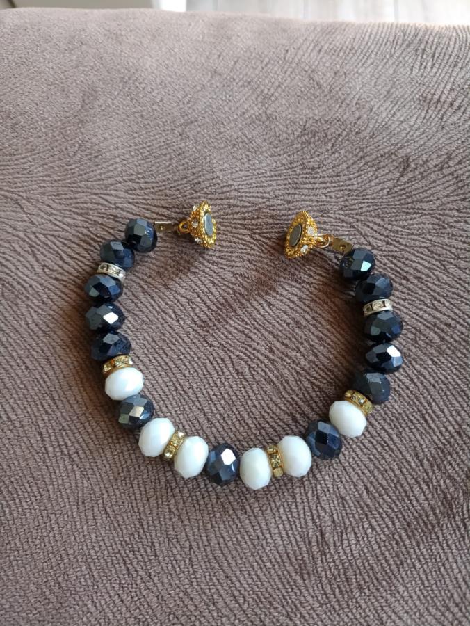 beads-bracelet-white-graphite-black-elegant-white-black-bracelet-white-big-beads-bracelet-handmade-bracelet-with-magnetic-clasp-gift-for-her-gift-for-woman-bachelorette-party-bracelet-0