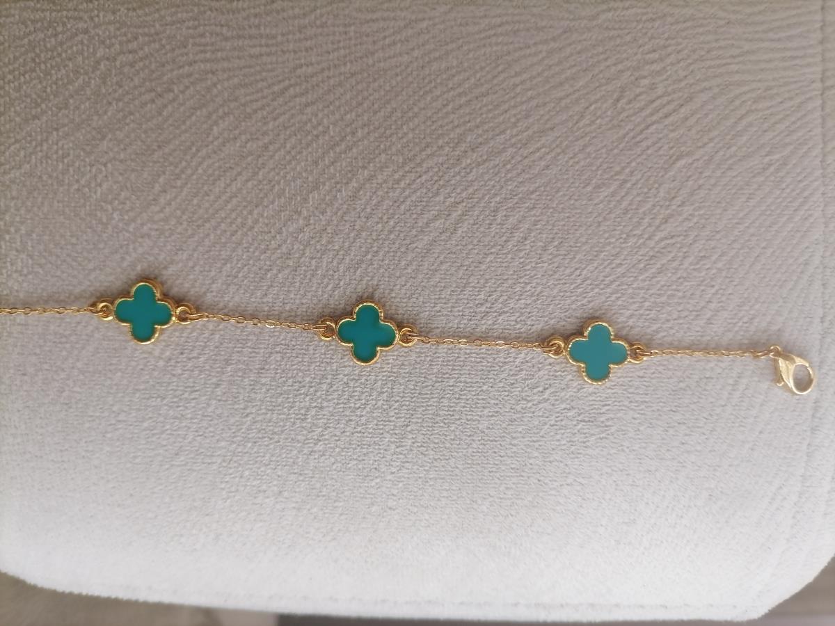 turquoise-clover-bracelet-adjustable-bracelet-gift-for-her-gift-for-woman-bachelorette-party-bracelet-gift-for-women-buy-0