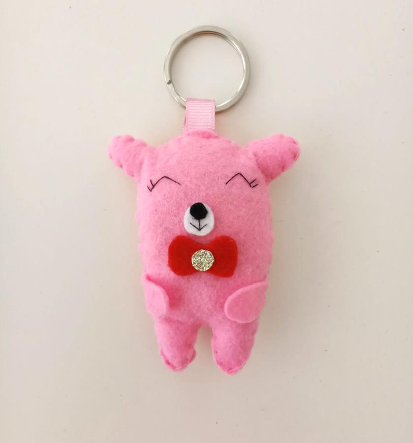 pink-bear-backpack-keychain-felt-bear-keyring-pink-bear-keychain-gift-for-kids-birthday-gift-cute-bear-keyring-bear-bag-charm-handmade-bear-backpack-charm-gift-for-girl-0