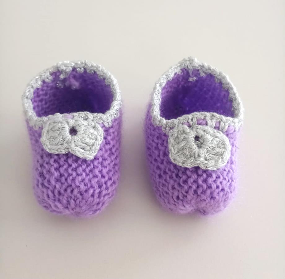 baby-girl-knitted-booties-purple-gift-for-newborn-booties-violet-crocheted-baby-bow-booties-hand-knitted-girl-booties-baby-shower-gift-booties-0-3-month-girl-booties-with-bow-0