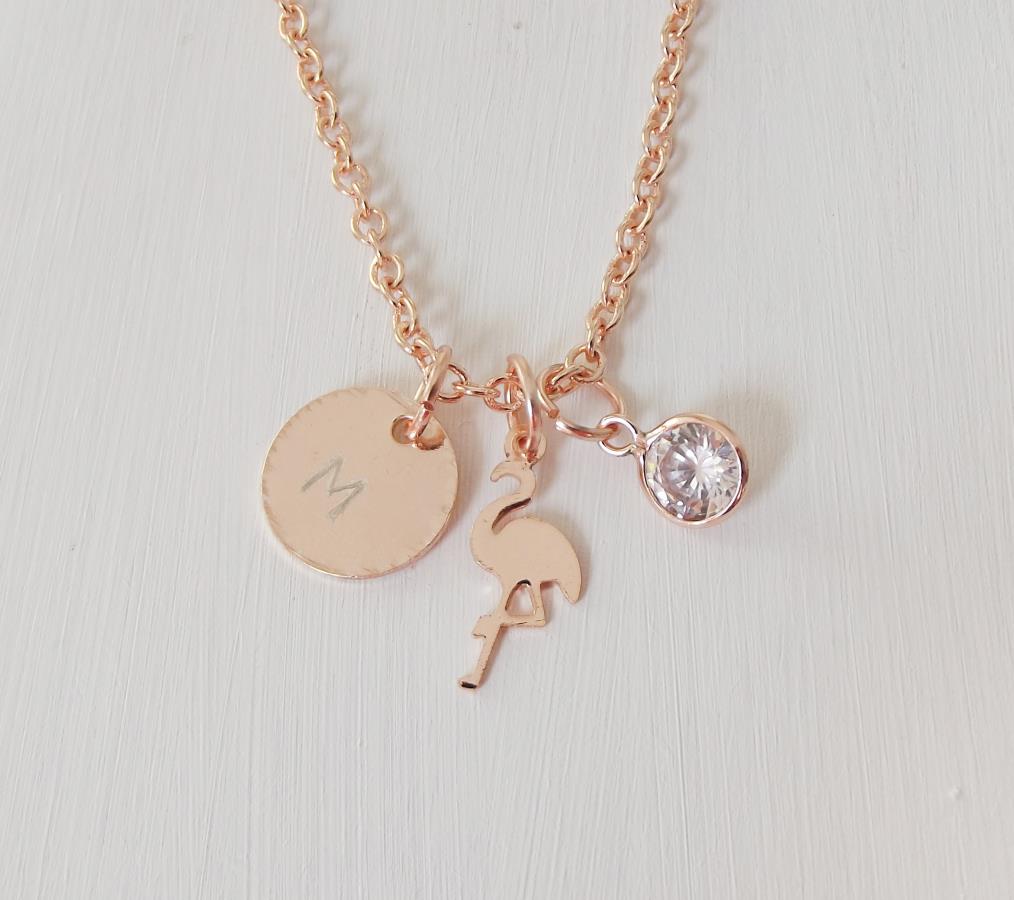 flamingo-necklace-rose-gold-chain-flamingo-anf-ngliche-halskette-ros-gold-kette-personalized-disc-initial-necklace-engraved-initial-disc-necklace-birthday-gift-best-friend-gift-everyday-necklace-for-woman-flamingo-pendant-necklace-bff-gift-ideas-gift-for-flower-girl-children-gift-for-her-gf-girlfriend-0