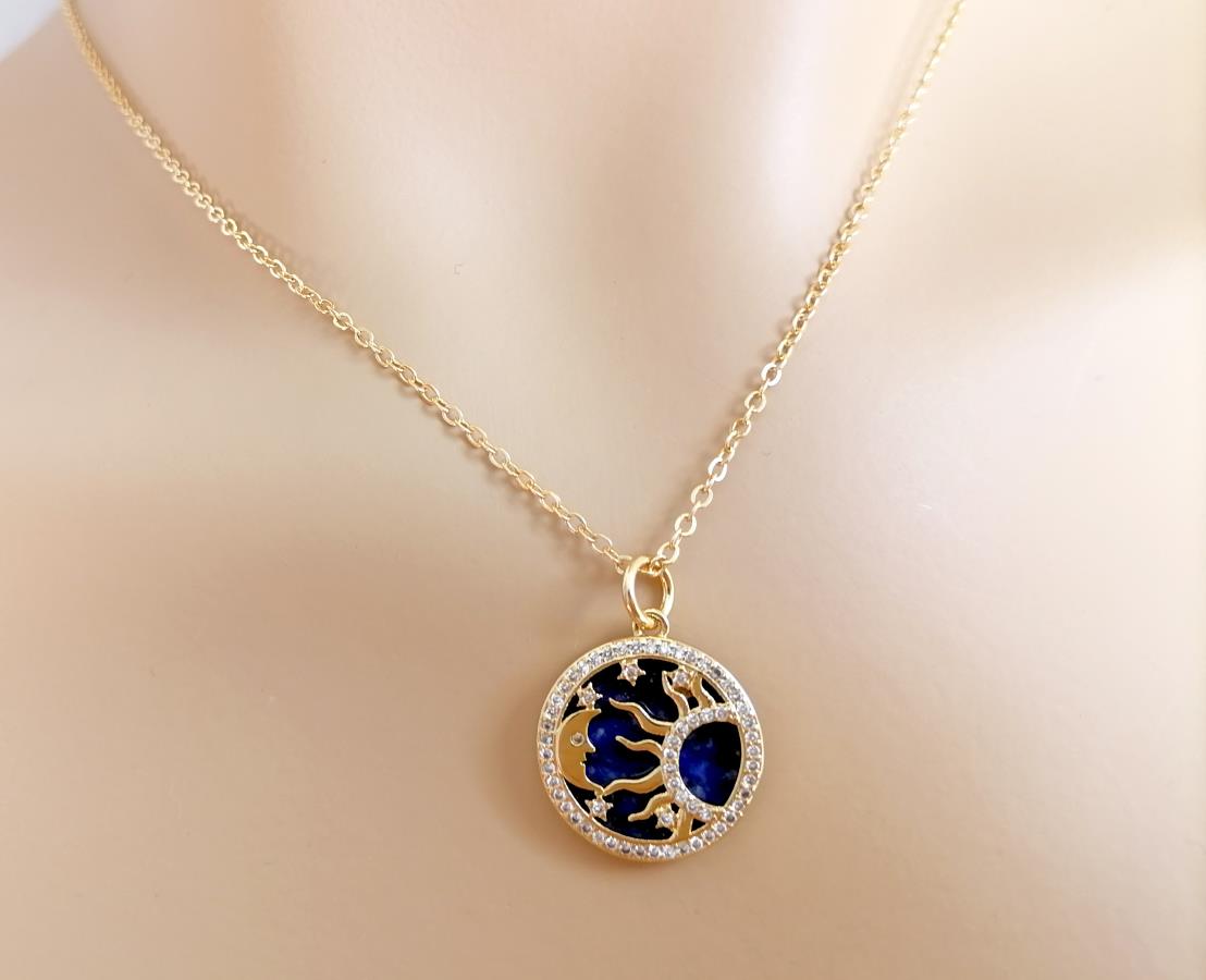 round-sun-moon-stars-pendant-necklace-gold-blue-coin-sunshine-necklace-glowing-sun-necklace-bff-gift-necklace-best-friend-necklace-sun-srescent-disc-charm-necklace-for-women-celestial-necklace-natural-lapis-lazuli-stone-necklace-for-her-sunburst-necklace-gold-plated-pave-cz-dimond-sun-necklace-crystal-sun-statement-necklace-solar-eclipse-necklace-christmas-gift-birhtday-gift-gift-for-wife-aunt-0