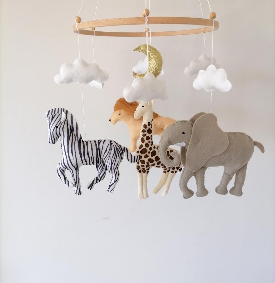 africa-animals-nursery-mobile-felt-giraffe-lion-zebra-elephant-rhinoceros-mobile-jungle-cot-mobile-felt-toys-crib-mobile-zoo-animals-mobile-baby-shower-gift-ceiling-hanging-mobile-unisex-gender-neutral-nursery-mobile-decor-0