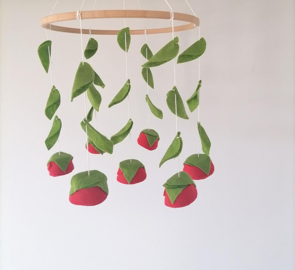 red-rose-baby-mobile-flower-crib-mobile-for-girl-nursery-red-flower-cot-mobile-gift-for-infant-newborn-baby-girl-room-decoration-green-leaves-mobile-hanging-ceiling-wall-mobile-baby-shower-gift-modern-mobile-0