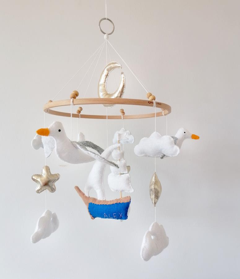 ship-gull-baby-mobile-nursery-under-the-sea-cot-mobile-buy-ocean-mobile-crib-felt-seagull-neutral-nursery-mobile-ceiling-mobile-present-for-infant-gold-stars-moon-hanging-mobile-newborn-baby-shower-gift-boy-nursery-decor-0