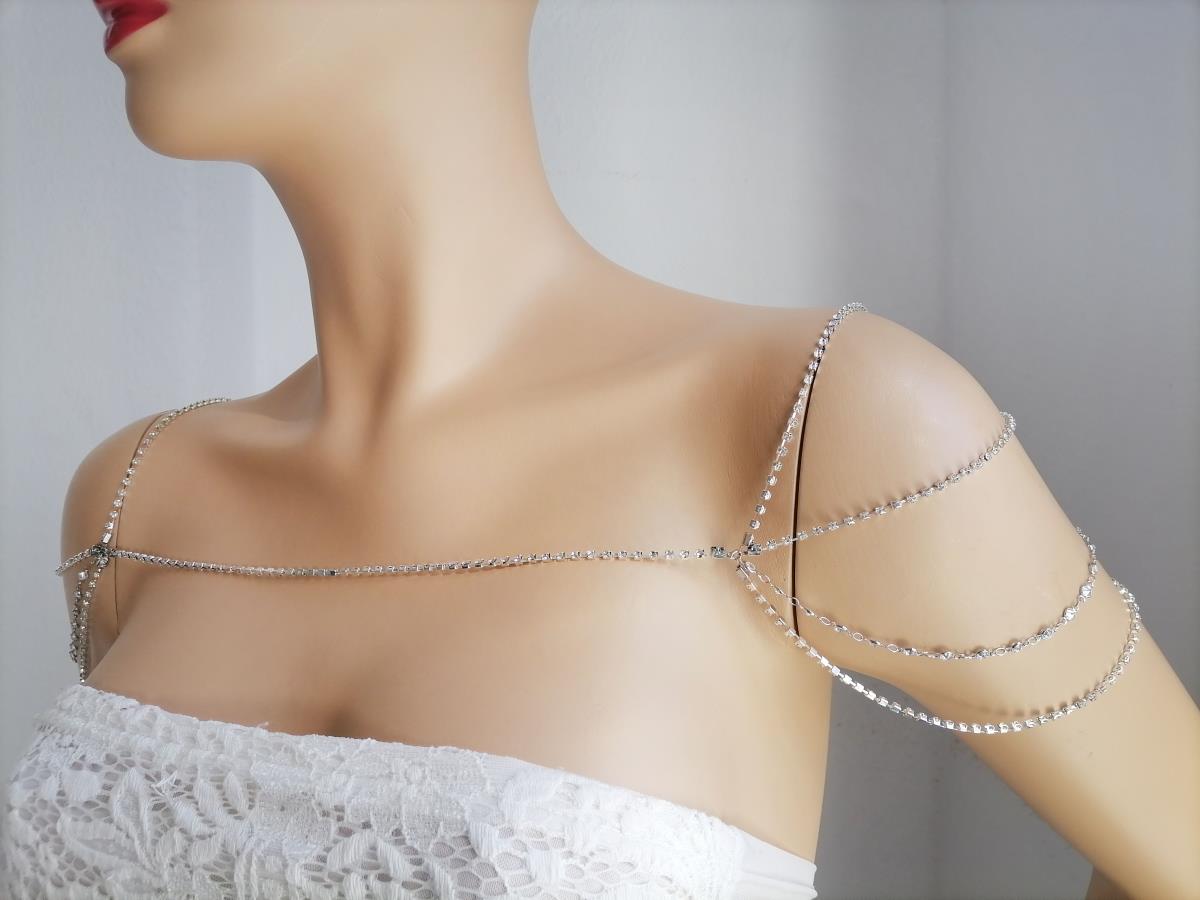 rhinestone-bridal-shoulder-chain-crystal-shoulder-chain-necklace-cz-bezel-shoulder-chain-statement-shoulder-jewelry-wedding-multilayer-body-jewellery-rhinestone-underwear-bra-chain-party-festival-shoulder-necklace-sparkly-necklace-crystal-bolero-0