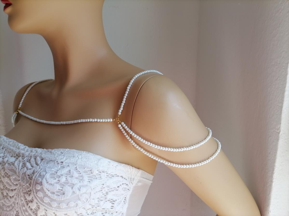 white-pearls-shoulder-chain-bridal-shoulder-necklace-accessories-body-jewelry-shoulders-double-strand-chain-bridal-shoulder-chain-adjustable-body-chain-layered-body-chain-bralette-shoulder-jewelry-for-wedding-addition-to-the-dress-for-women-0
