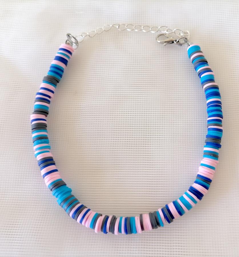 random-color-heishi-stack-bracelet-polymer-clay-disc-bracelet-rainbow-pink-blue-heishi-stack-bracelet-adjustable-bracelet-seaside-cove-stack-african-vinyl-stretch-bracelet-beach-sea-ocean-collection-vulcanite-flat-disc-heishi-beads-boho-chic-jewelry-0