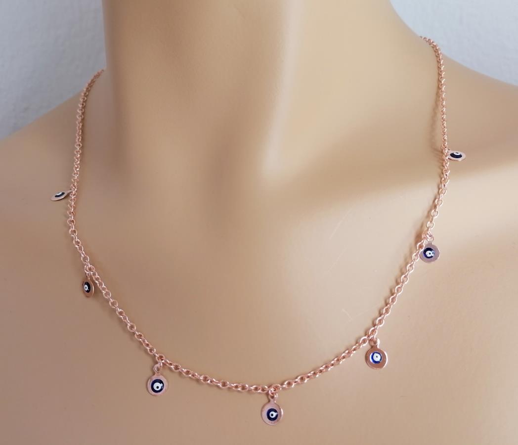 multi-evil-eye-dangle-necklace-rose-gold-small-navy-blue-evi-eye-pendant-necklace-evil-eye-drop-necklace-rose-gold-multiple-evil-eye-charm-necklace-layering-necklace-birthday-gift-idea-necklace-for-her-turkish-jewelry-0