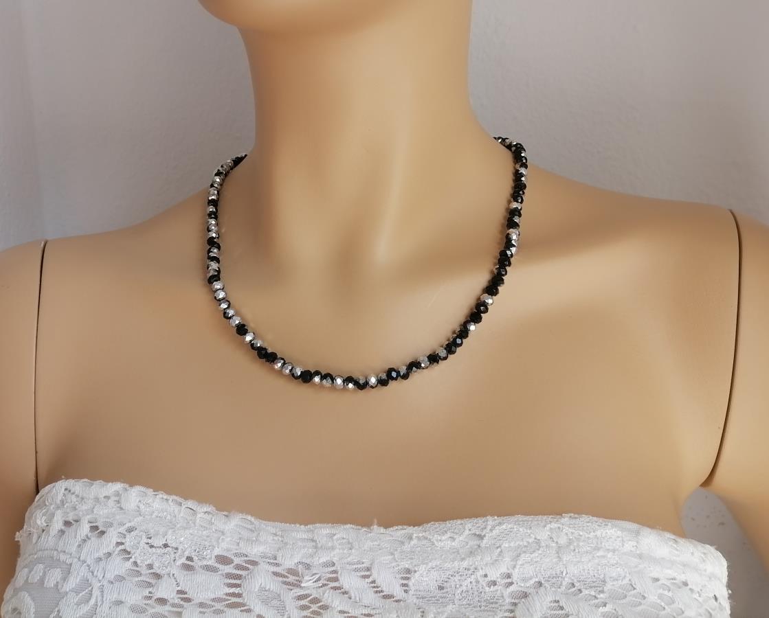 silver-black-rondelle-faceted-crystal-beads-necklace-for-women-evening-dress-glass-beads-necklace-buy-delicate-simple-neckalce-for-her-2-colors-necklace-classic-beads-necklace-prom-necklace-gift-for-aunt-wife-0