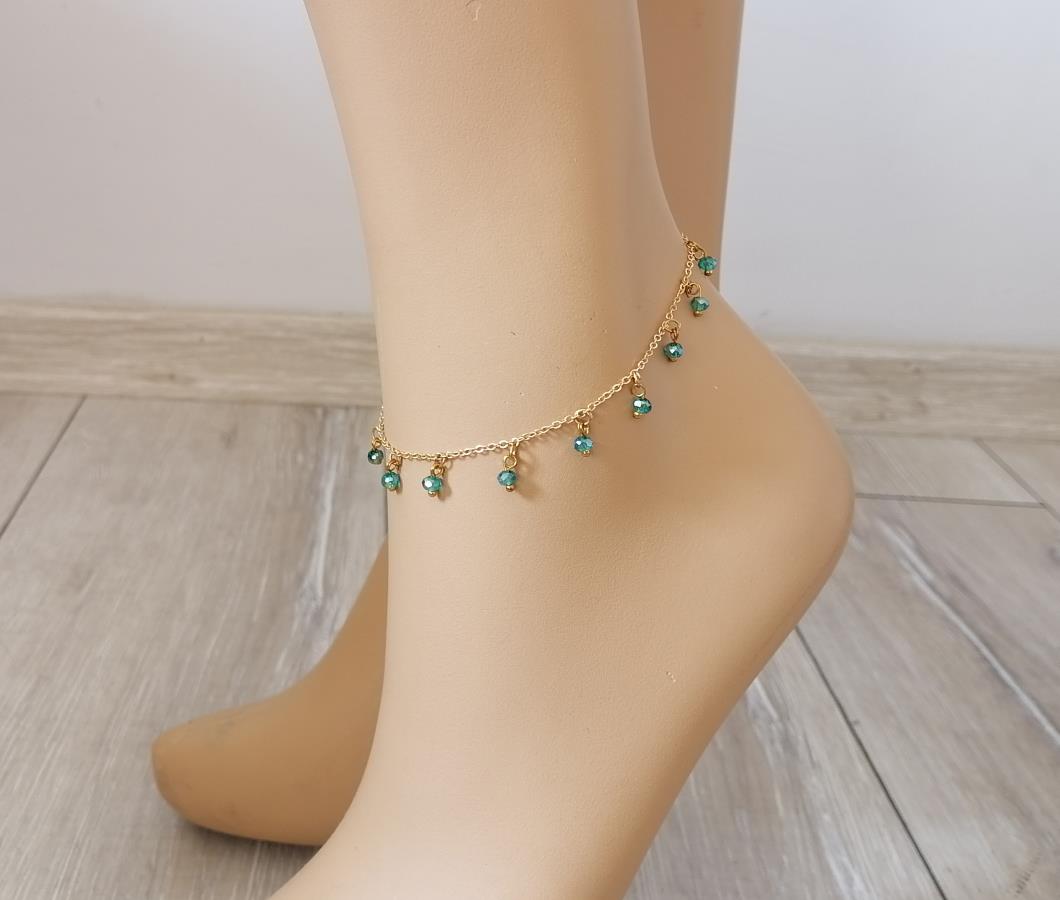 drop-light-emerald-green-crystal-beads-anklet-for-women-buy-faceted-rondelle-crystal-glass-beads-bracelet-for-leg-gold-plated-adjustable-extender-chain-dangling-charm-beads-anklet-multi-dangle-beads-foot-bracelet-handcrafted-0