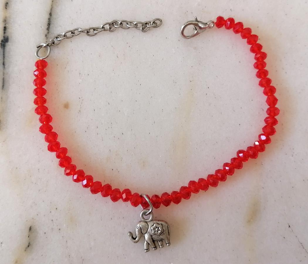 transparent-red-faceted-rondelle-glass-crystal-beads-bracelet-with-silver-elephant-charm-bracelet-for-women-bracelet-gift-for-girl-gift-for-her-gift-for-woman-elephant-lovers-bracelet-birthday-gift-ideas-christmas-gift-handmade-handcrafted-bracelet-buy-0