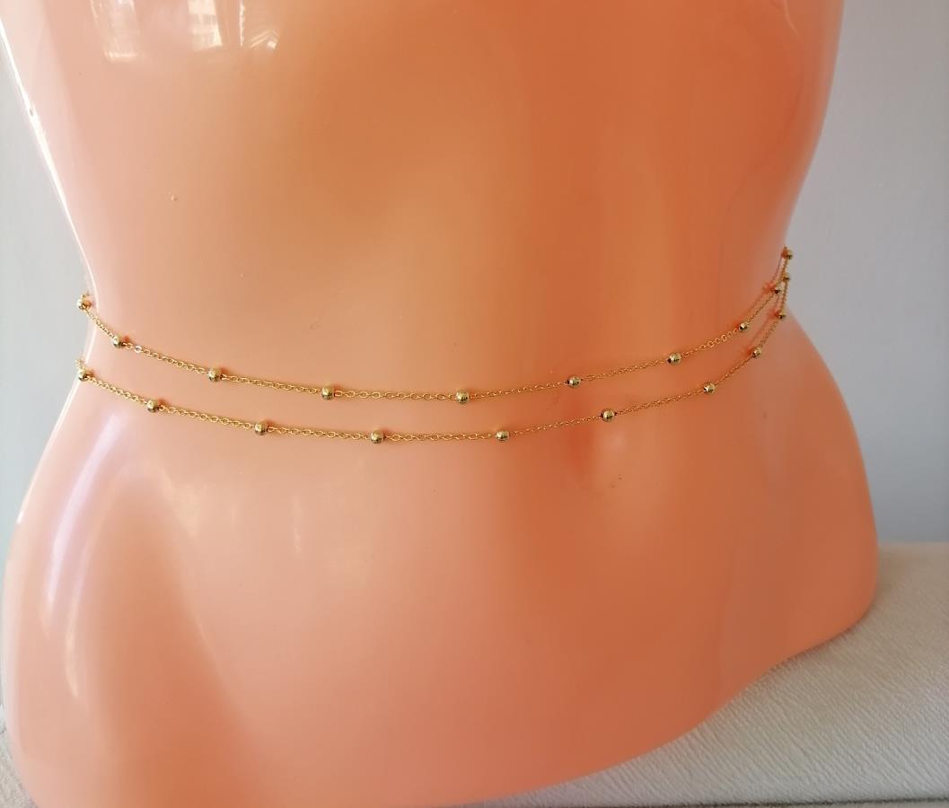 satellite-gold-plated-waist-chain-for-women-double-strand-body-chain-sexy-multi-strand-belly-chain-gift-for-wife-gift-for-her-soldered-ball-waist-chain-0