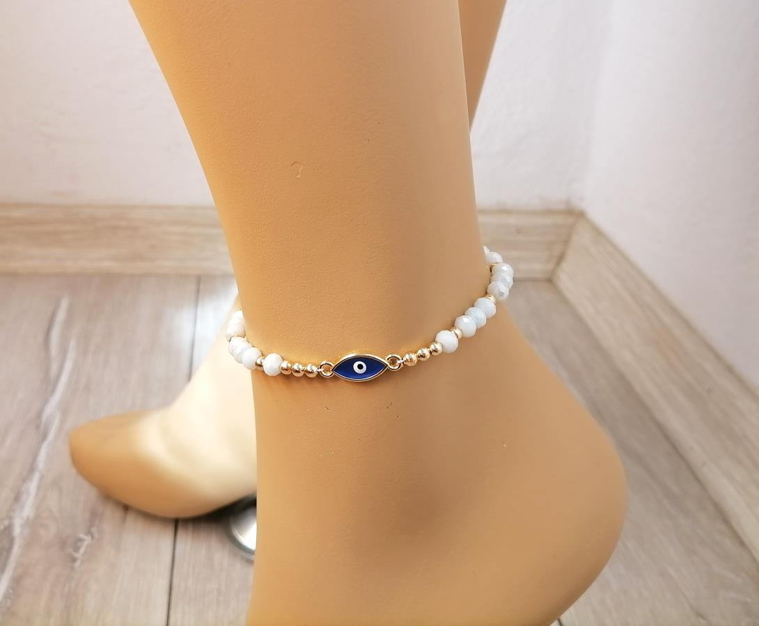 turkish-evil-eye-charm-anklet-for-women-buy-white-gold-faceted-rondelle-glass-beads-anklet-hamsa-bose-auge-fu-kettchen-gift-for-her-handmade-handcrafted-leg-bracelet-0