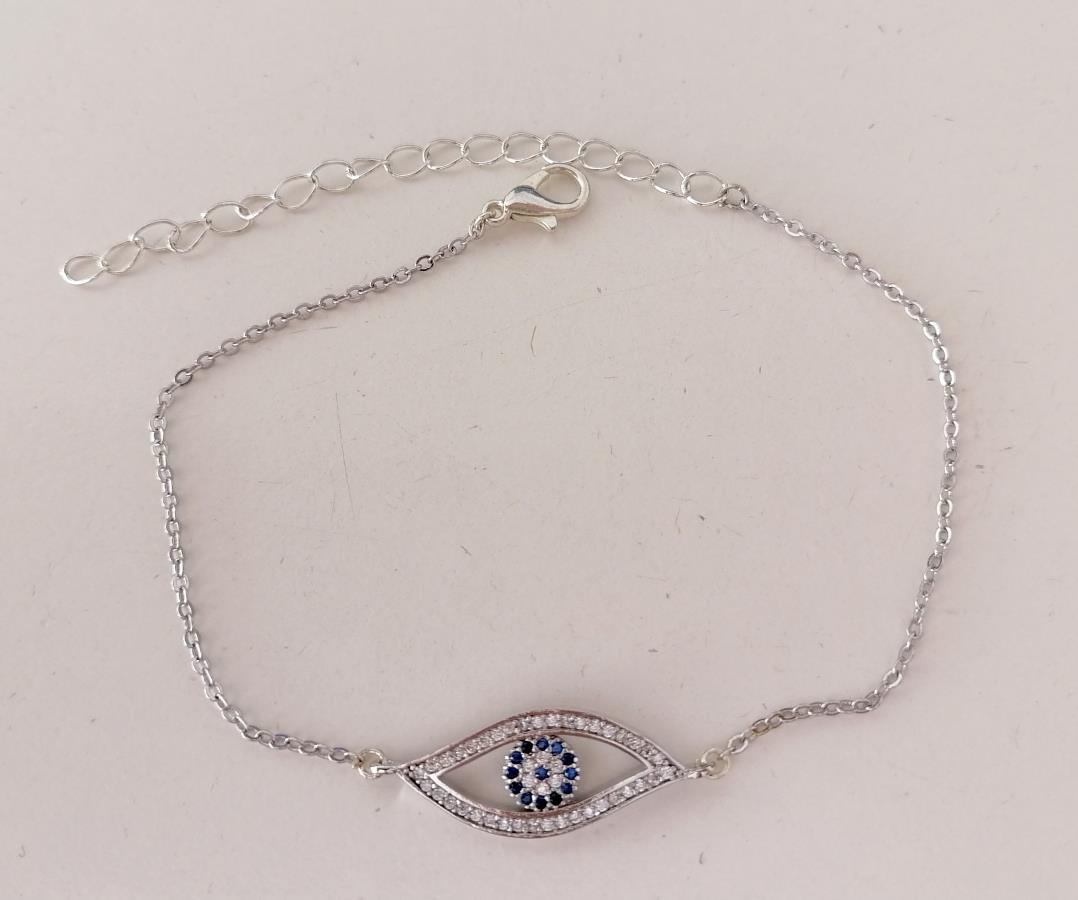 evil-eye-bracelet-pave-crystal-silver-turkish-evil-eye-charm-chain-bracelet-for-women-cz-diamon-crystal-evil-eye-bracelet-for-her-evil-eye-shaped-bracelet-gift-0