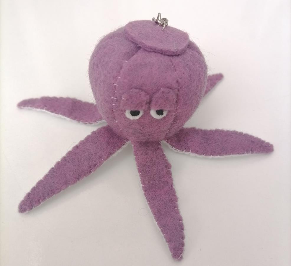 felt-octopus-keyring-pink-wool-felt-octopus-keychain-handmade-sea-creatures-keychain-bag-accessories-ocean-charm-keychain-nautical-keyring-gift-0