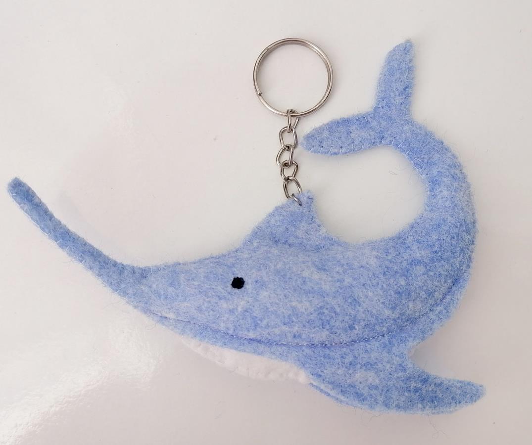 marlin-fish-felt-toy-keychain-sea-creatures-felt-animals-keyring-gift-plush-sewing-bag-accessories-ocean-handmade-keychain-under-the-sea-handcrafted-keyring-0