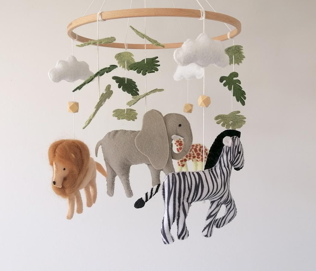 africa-animals-crib-mobile-neutral-nursery-felt-zoo-animals-cot-mobile-giraffe-zebra-elephant-lion-baby-mobile-handmade-girl-boy-nursery-hanging-mobile-ceiling-mobile-handcrafted-baby-mobile-gift-for-newborn-baby-shower-gift-0