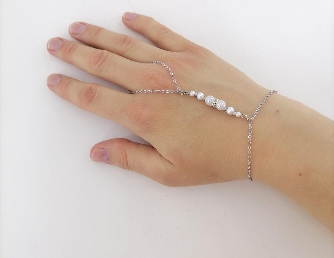 pearl-finger-ring-chain-bracelet-silver-minimalist-slave-bracelet-finger-bracelet-for-women-perla-pulsera-de-dedo-perle-bracelet-de-doigt-perle-sklaven-armband-ring-attached-bracelet-gift-for-her-estrella-pulsera-de-dedo-oriendal-dance-bracelet-birthday-gift-bracelet-0