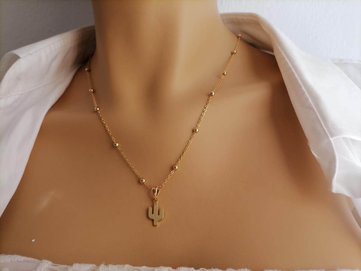 gold-cactus-charm-satellite-chain-necklace-mini-cactus-pendant-necklace-gift-for-her-gift-for-girlfriend-boho-cactus-soldered-chain-necklace-gold-plated-kaktus-halskette-gold-dainty-cactus-necklace-collier-cactus-or-collar-de-cactus-de-oro-0