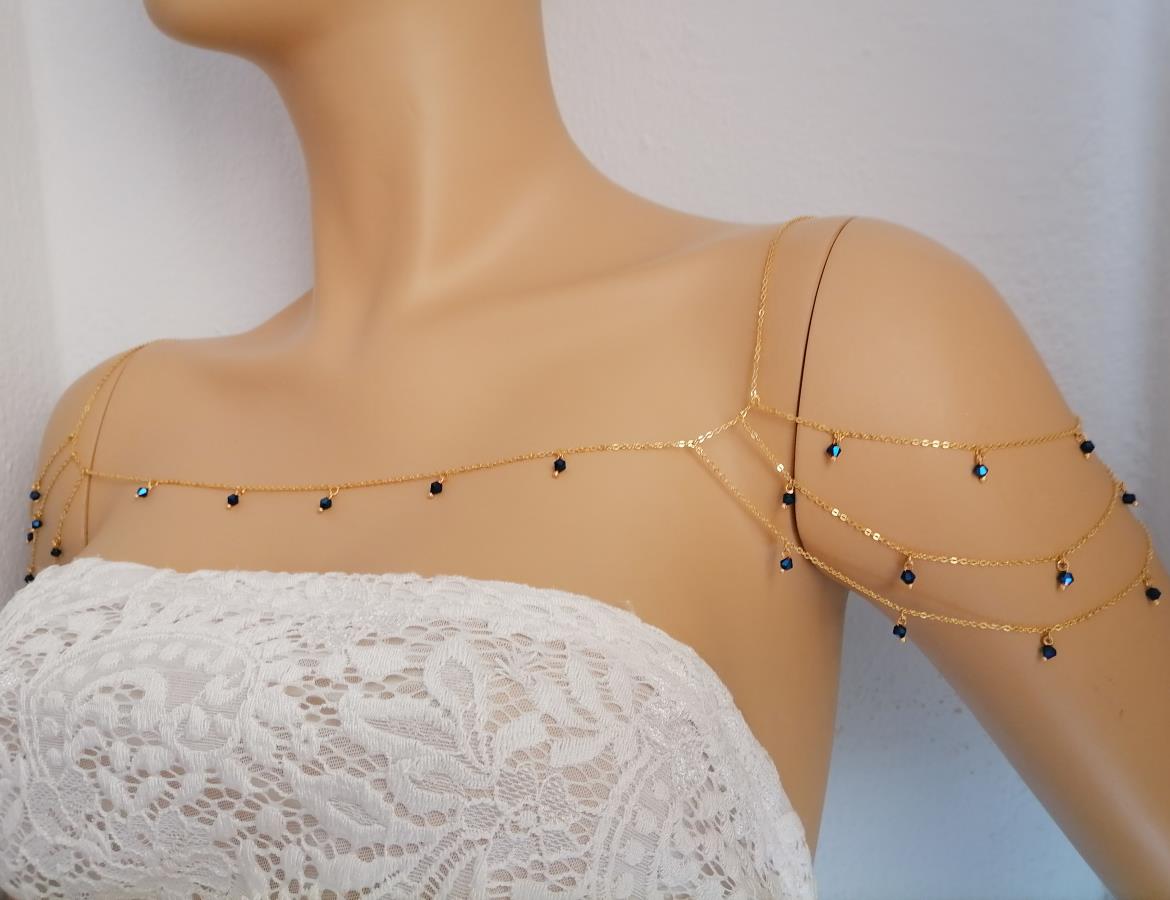 royal-navy-blue-crystal-beads-shoulders-necklace-chain-delicate-sholder-necklace-minimalist-shoulder-necklace-evening-dress-shoulder-necklace-gold-chain-party-festival-shoulder-necklace-handcrafted-handmade-body-jewelry-shoulders-chain-wedding-dress-body-chain-layered-body-chain-bralette-shoulder-jewelry-0