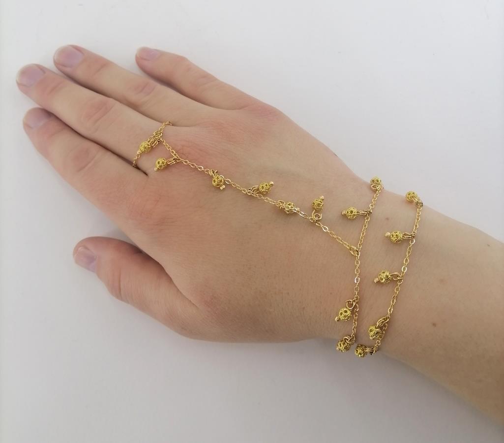 beaded-hand-chain-bracelet-gold-dangle-ball-beads-hand-bracelet-drop-beads-bracelet-soldered-ball-finger-bracelet-satellite-gold-plated-ring-attached-bracelet-hand-chain-bracelet-0