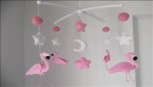 flamingo-mobile-pink-pink-white-stars-mobile-decor-for-baby-girl-nursery-flamingo-girl-crib-mobile-girl-cot-mobile-flamingo-baby-shower-gift-tropical-flamingo-mobile-mobile-for-newborn-flamingo-handy-kinderbett-mobile-flamant-mobile-b-b-4