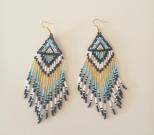 turquoise-native-american-beaded-earrings-black-white-beadwork-earrings-gift-fo