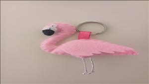 pink-flamingo-keychain-felt-pink-flamingo-keyring-gift-for-little-girl-flamingo-lovers-birthday-gift-flamingo-keychain-2