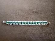 netted-beaded-bracelet-green-white-bracelet-for-bridesmaid-emerald-netted-beaded-bracelet-bead-woven-bracelet-handmade-bracelet-bridal-shower-gift-gift-for-women-gift-for-her-gf-gift-ideas-2