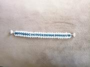 white-royal-blue-bead-woven-bracelet-something-blue-gift-for-bride-navy-blue-beadwork-beaded-bracelet-bridal-shower-bracelet-handmade-bracelet-bridal-shower-bracelet-gift-for-woman-gift-for-her-2