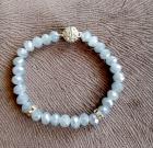 light-blue-beads-bracelet-dirty-light-blue-faceted-rondelle-glass-beads-bracele