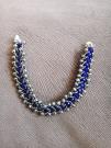 netted-beaded-bracelet-blue-silver-classic-bracelet-for-bride-cobalt-blue-silver-beadwork-bracelet-royal-blue-bead-woven-bracelet-handmade-bracelet-bridal-shower-bracelet-gift-for-woman-gift-for-her-1