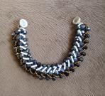 graphite-black-bead-work-beaded-bracelet-black-bead-woven-bracelet-white-gold-netted-seed-beaded-bracelet-seed-beads-bracelet-magnetic-clasp-handmade-bracelet-bridal-shower-bracelet-gift-for-woman-gift-for-her-3