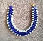 handmade-crystal-beads-woven-bracelet-cobalt-blue-white-bracelet-for-aunt-bead