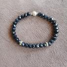 graphite-black-beads-bracelet-graphite-black-faceted-rondelle-glass-beads-brace