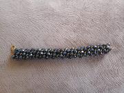 black-netted-beaded-bracelet-elegant-bracelet-black-tubular-netted-beaded-bracelet-faceted-rondelle-glass-beads-handmade-bracelet-beadwork-volume-bracelet-gift-for-woman-2