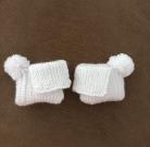 white-pom-pom-baby-knitted-booties-crocheted-booties-for-newborn-white-booties-hand-knit-boy-booties-unisex-booties-baby-shower-gift-booties-0-3-month-baby-kniteed-shoes-2