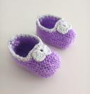 baby-girl-knitted-booties-purple-gift-for-newborn-booties-violet-crocheted-baby-bow-booties-hand-knitted-girl-booties-baby-shower-gift-booties-0-3-month-girl-booties-with-bow-2