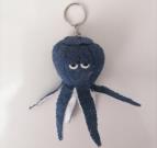 octopus-keychain-wool-felt-blue-denim-octopus-keyring-ocean-nautical-bag-accessories-charm-birthday-unique-gift-handmade-sea-creatures-keyring-large-big-octopus-keychain-2