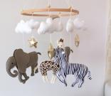 zoo-animals-crib-mobile-baby-bedroom-mobile-decor-gold-stars-baby-mobile-africa-animals-nursery-mobile-giraffe-zebra-elephant-rhinoceros-mobile-baby-shower-gift-safari-baby-mobile-girl-boy-gift-for-newborn-infant-christening-gift-2