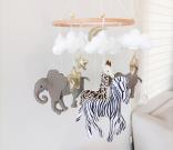 zoo-animals-crib-mobile-baby-bedroom-mobile-decor-gold-stars-baby-mobile-africa