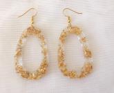 gold-flakes-drop-earrings-clear-epoxy-earrings-raindrop-epoxy-earrings-minimalis